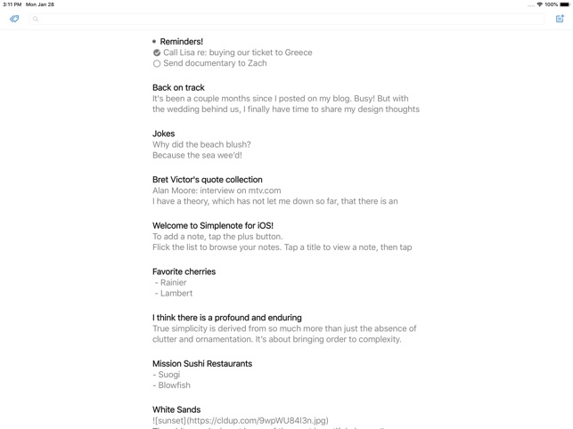 Simplenote on the App Store Simplenote on the App Store