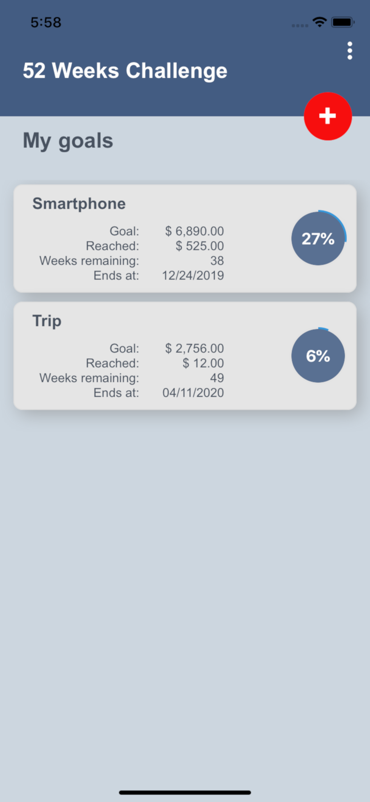 52 Weeks Challenge