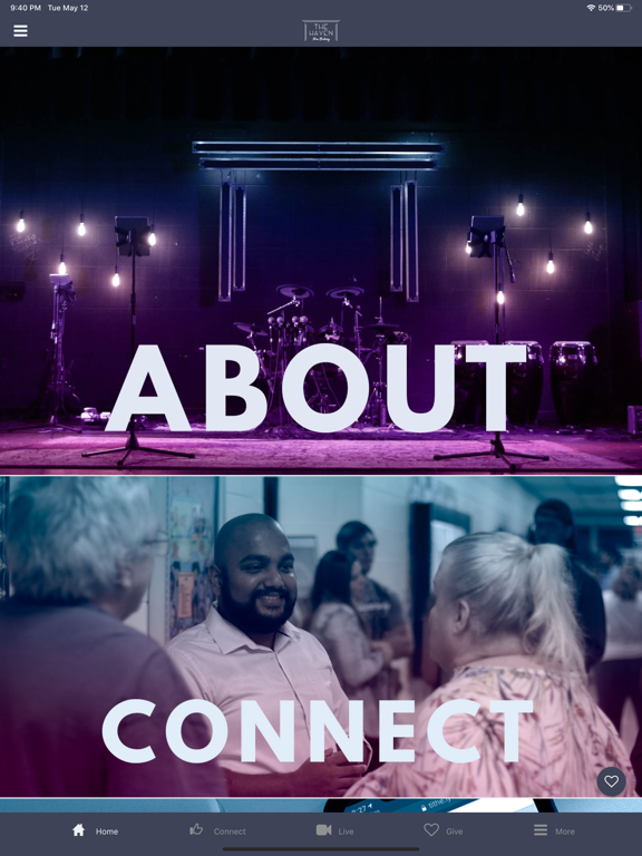 The Haven Church iPad screenshot 2 - Lifestyle app
