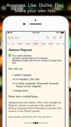 Martin’s Index of Cocktails iPhone image 3