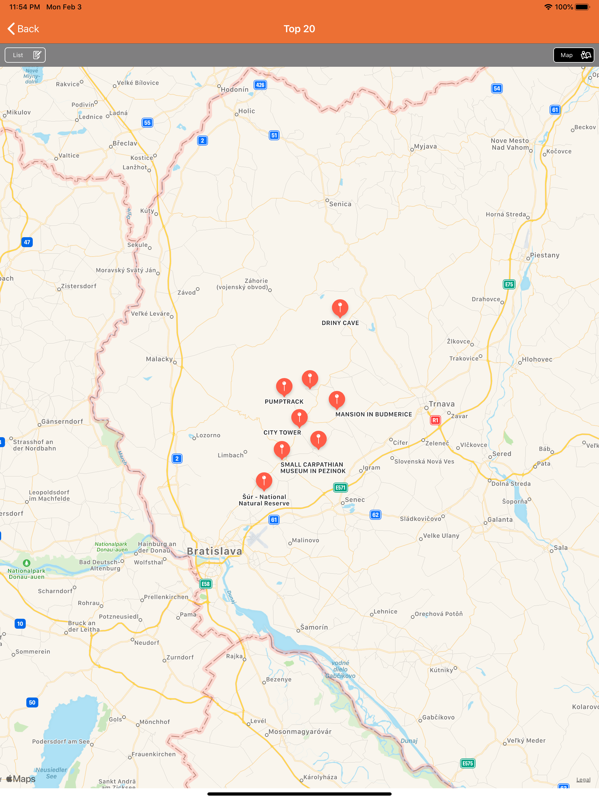 Malé Karpaty TRAVEL GUIDE screenshot 10