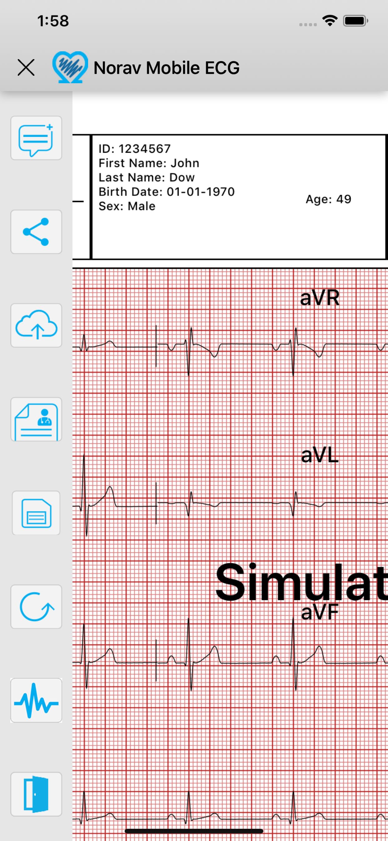 Norav Medical Mobile ECG