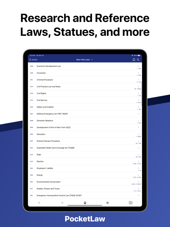 Screenshot #4 pour PocketLaw - Legal References