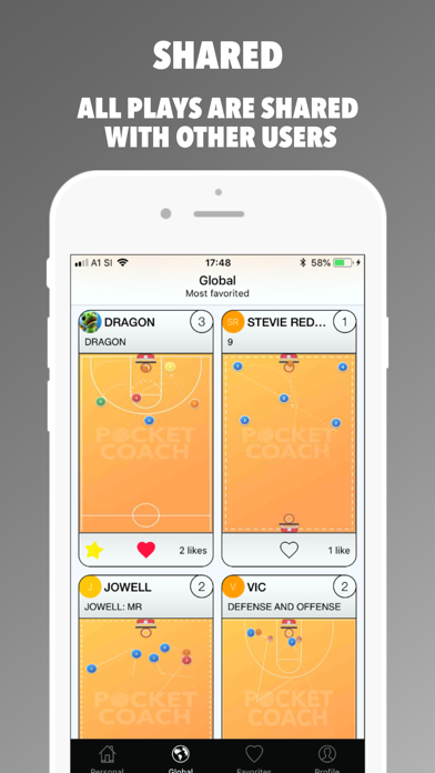 Pocket Coach: Basketball Board Screenshot