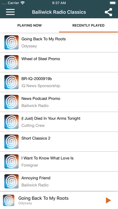 Screenshot #2 pour Bailiwick Radio Classics