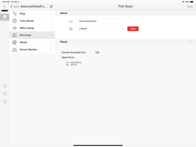 ‎iNetTools - Ping,DNS,Port Scan Screenshot