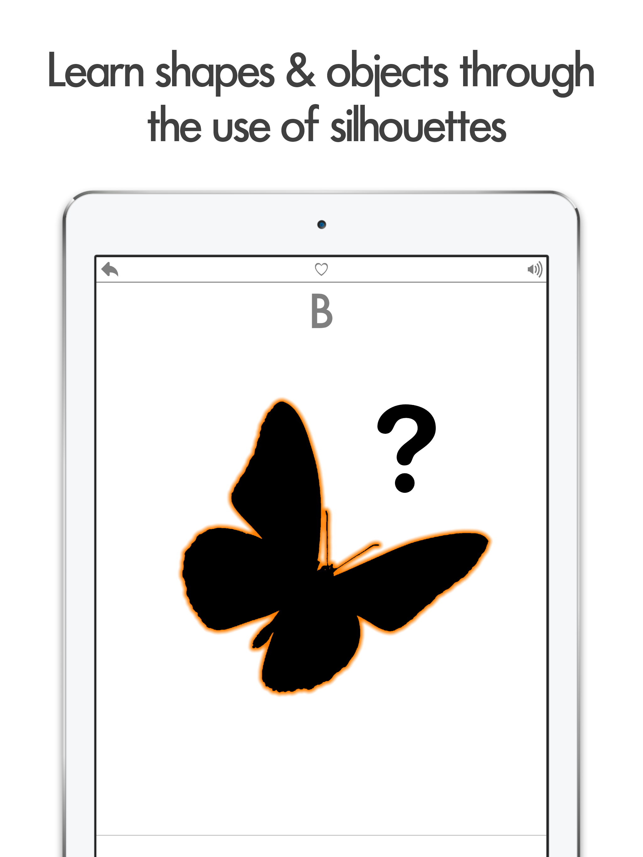 Learn shapes letters & words