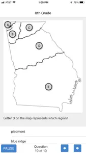 GCEE 8th Grade Test Prep screenshot #3 for iPhone