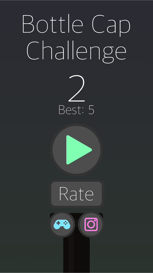 #4. Bottle Cap Challenge (iOS) 由: Aidan Sabourin