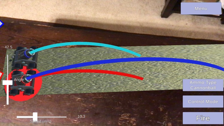 AR Projectile Physics Sim