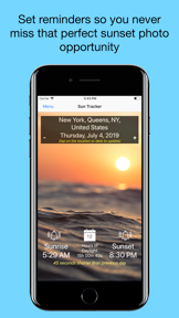 Sun Tracker - sunrise & sunset screenshot