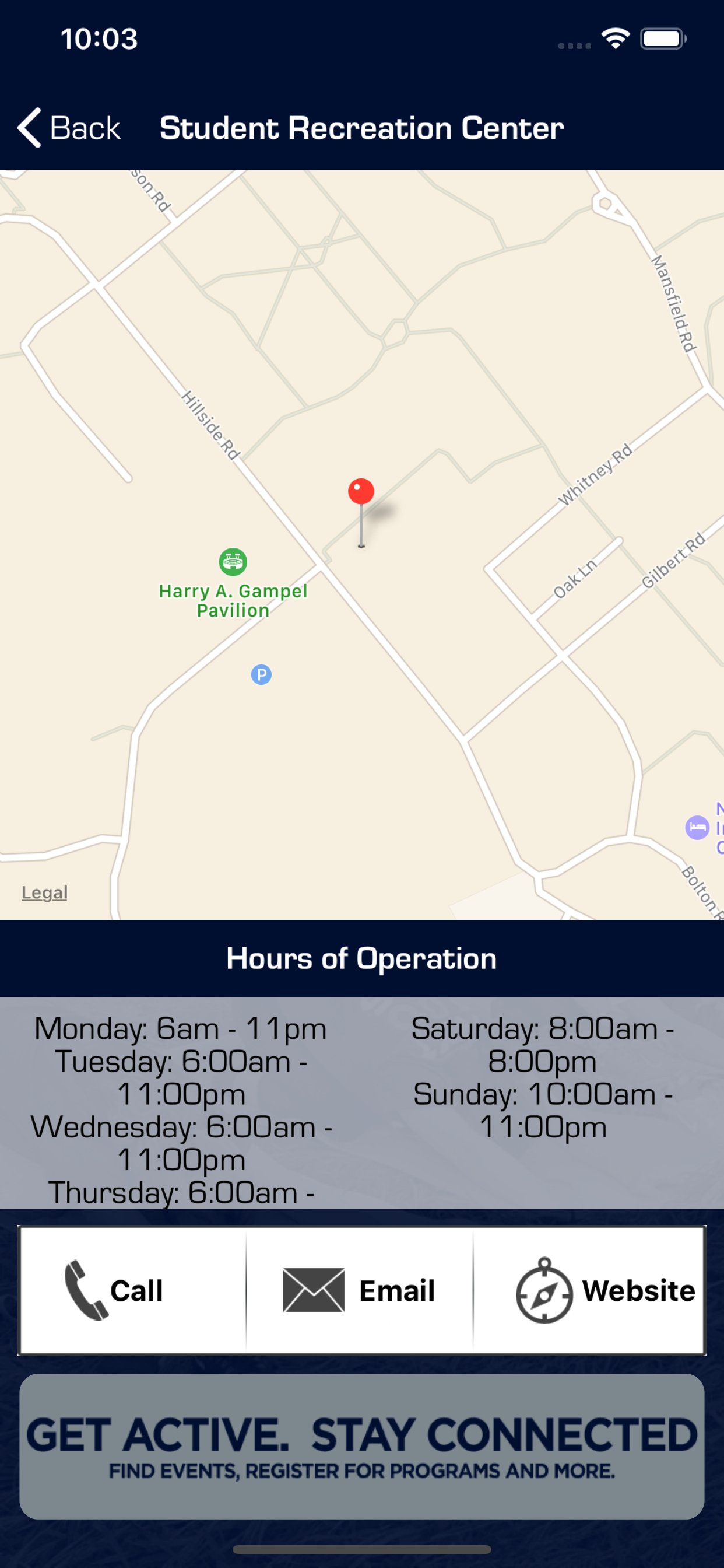 UConn Rec screenshot 3