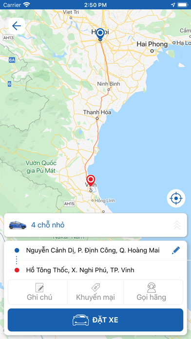 Sông Lam Taxi Screenshot