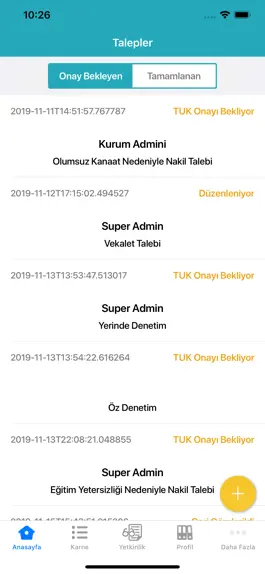 Game screenshot Uzmanlık Eğitimi Takip Sistemi hack