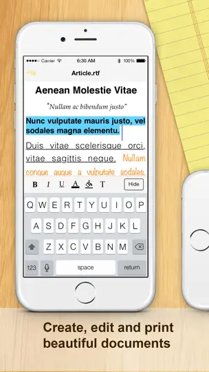 Screenshot von Documents (Office Docs) auf dem iPhone 2