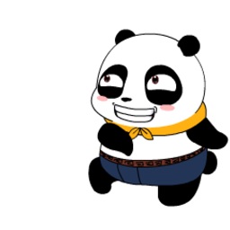 Fat Panda Sticker