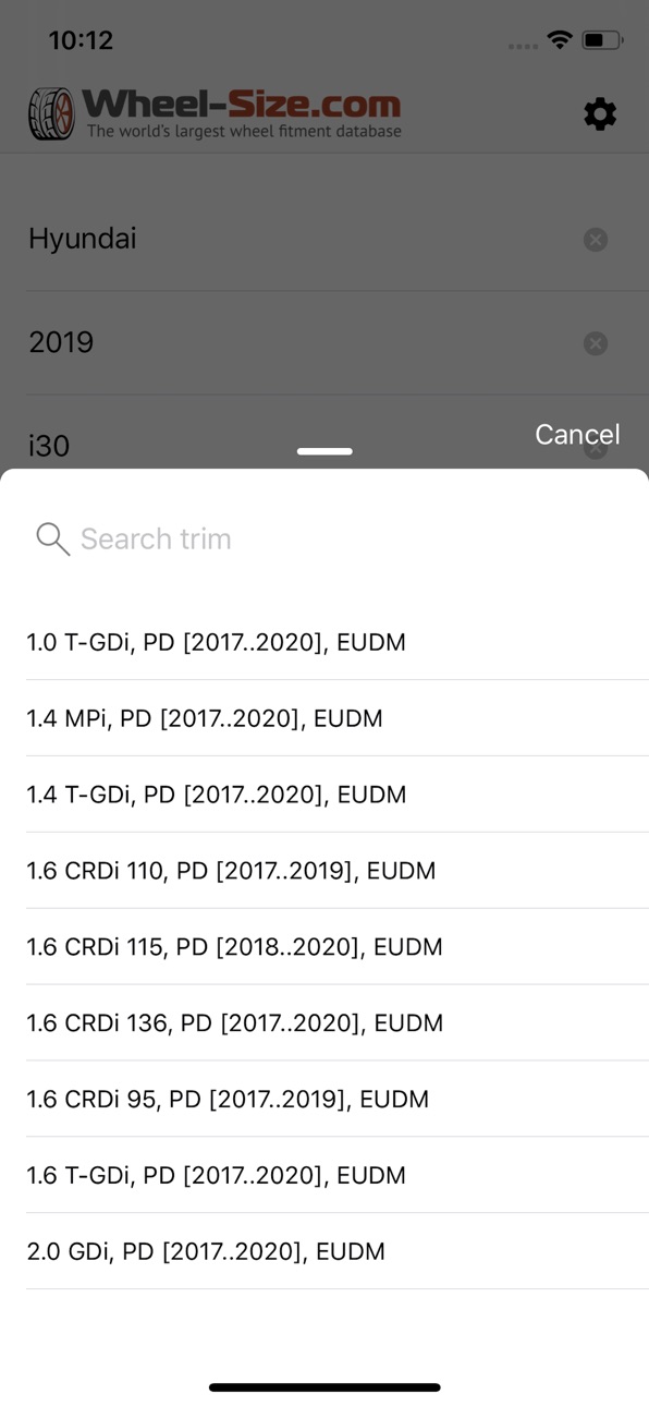 iPhone screenshot