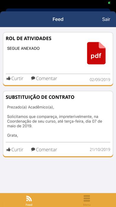 Screenshot #2 pour Aluno Unisulma