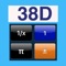 The DES-38D is an easy-to-use, multi-line Scientific Calculator with intuitive, left-to-right data entry & display