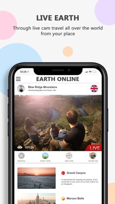 Earth Online Live World Webcam screenshot 2