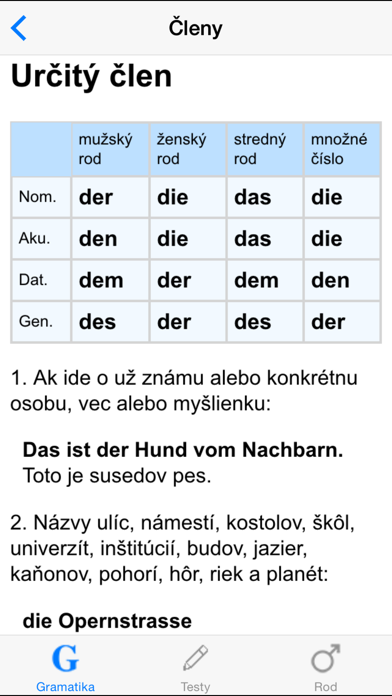 Nemecká gramatika Screenshot