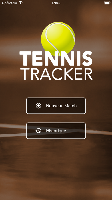 Screenshot #1 pour Tennis • Tracker