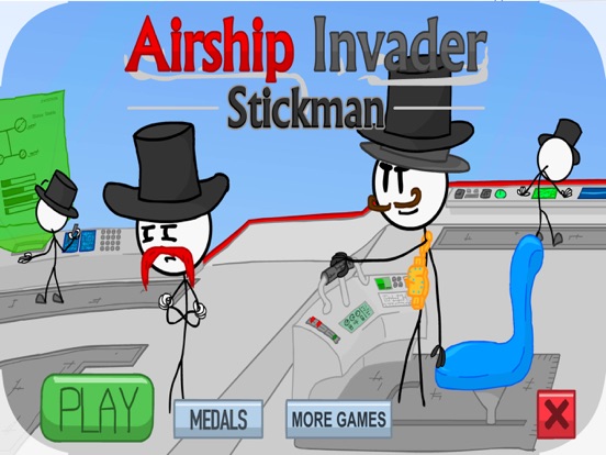 Airship Invader:Stickman Gameのおすすめ画像1