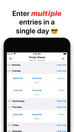 Timely Sheets iPhone image 2