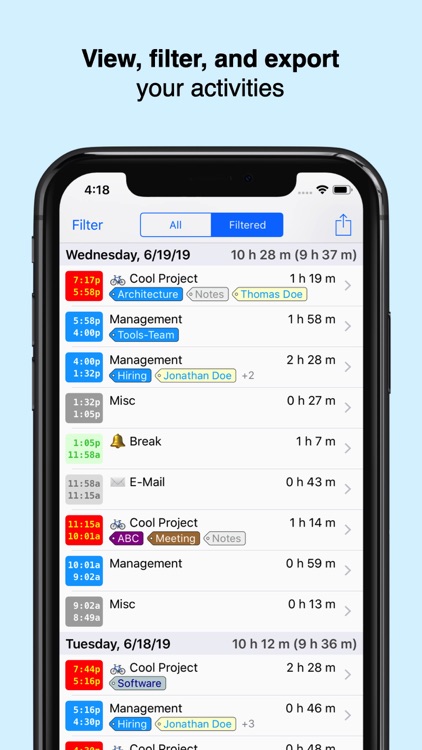 Actionis Time Tracking screenshot-3