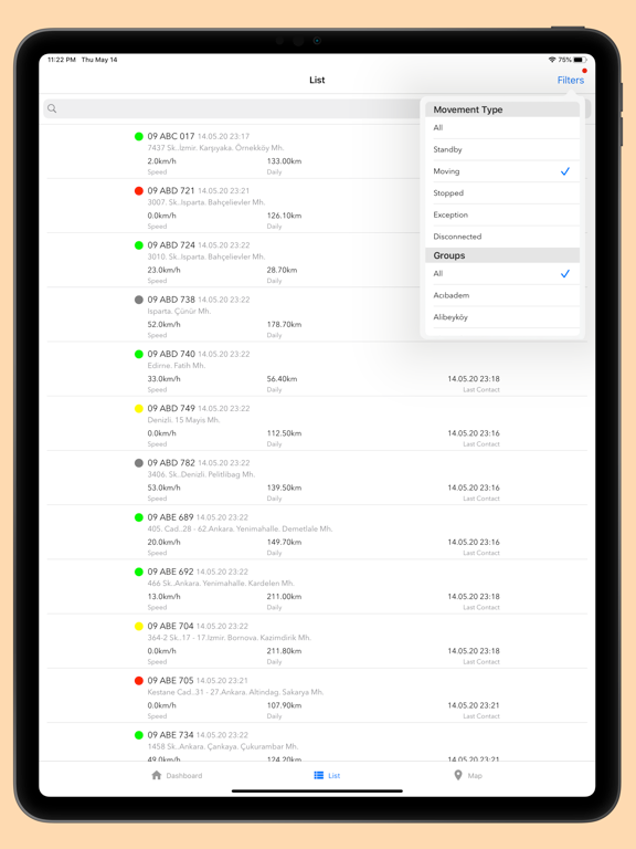 Screenshot #6 pour EnTakip Vehicle Tracking