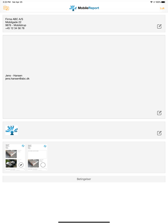 Mobile Report - PDF Report