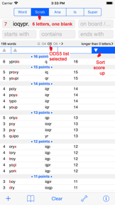 F Words Finder French PRO screenshot