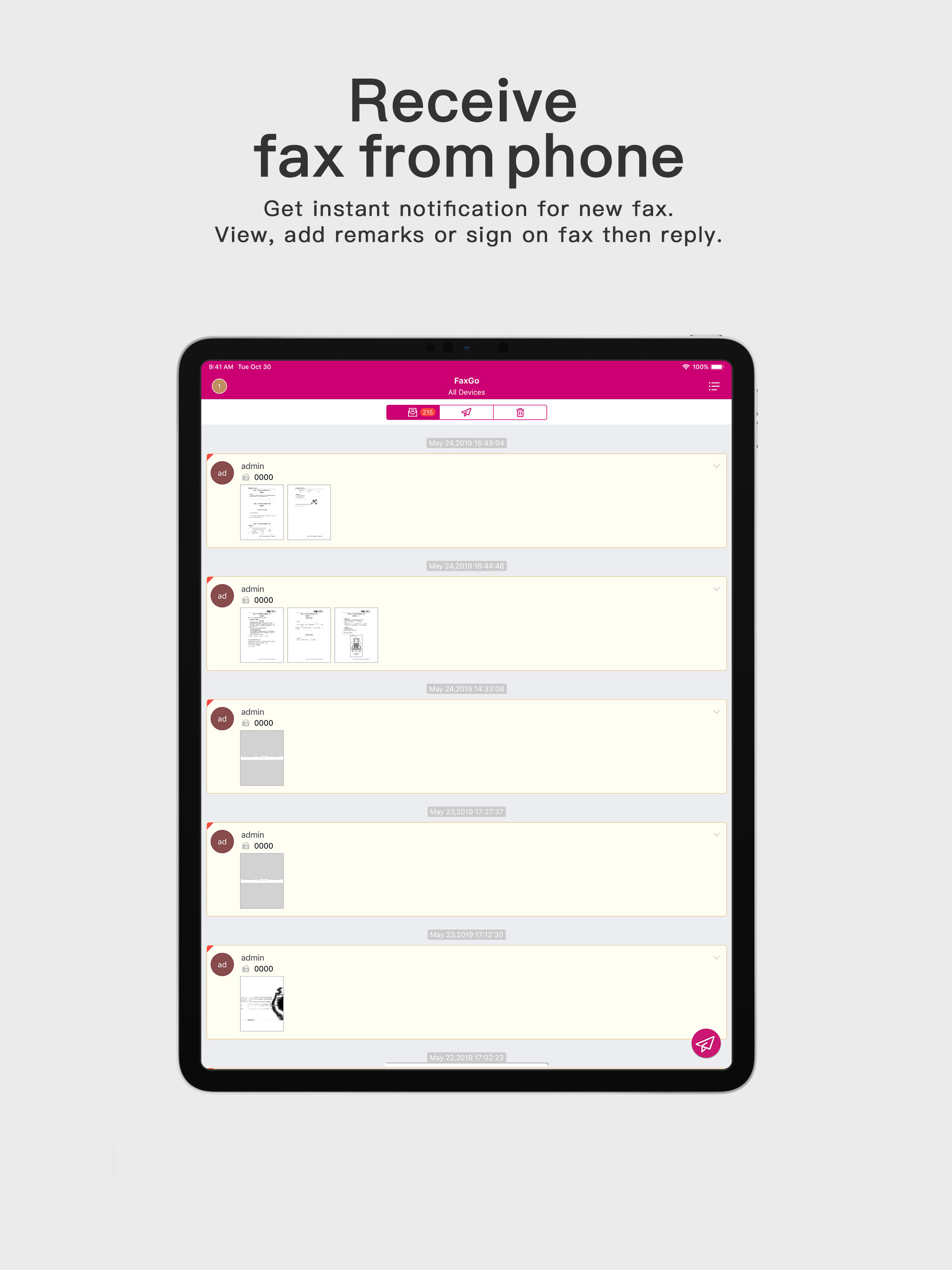CimFAX FaxGo-Fax from Phone