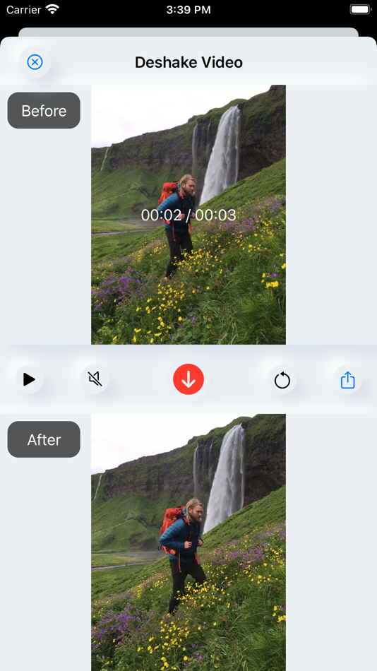 #1. Video Deshake - Stabilizer (iOS) Av: Dongwook Cho