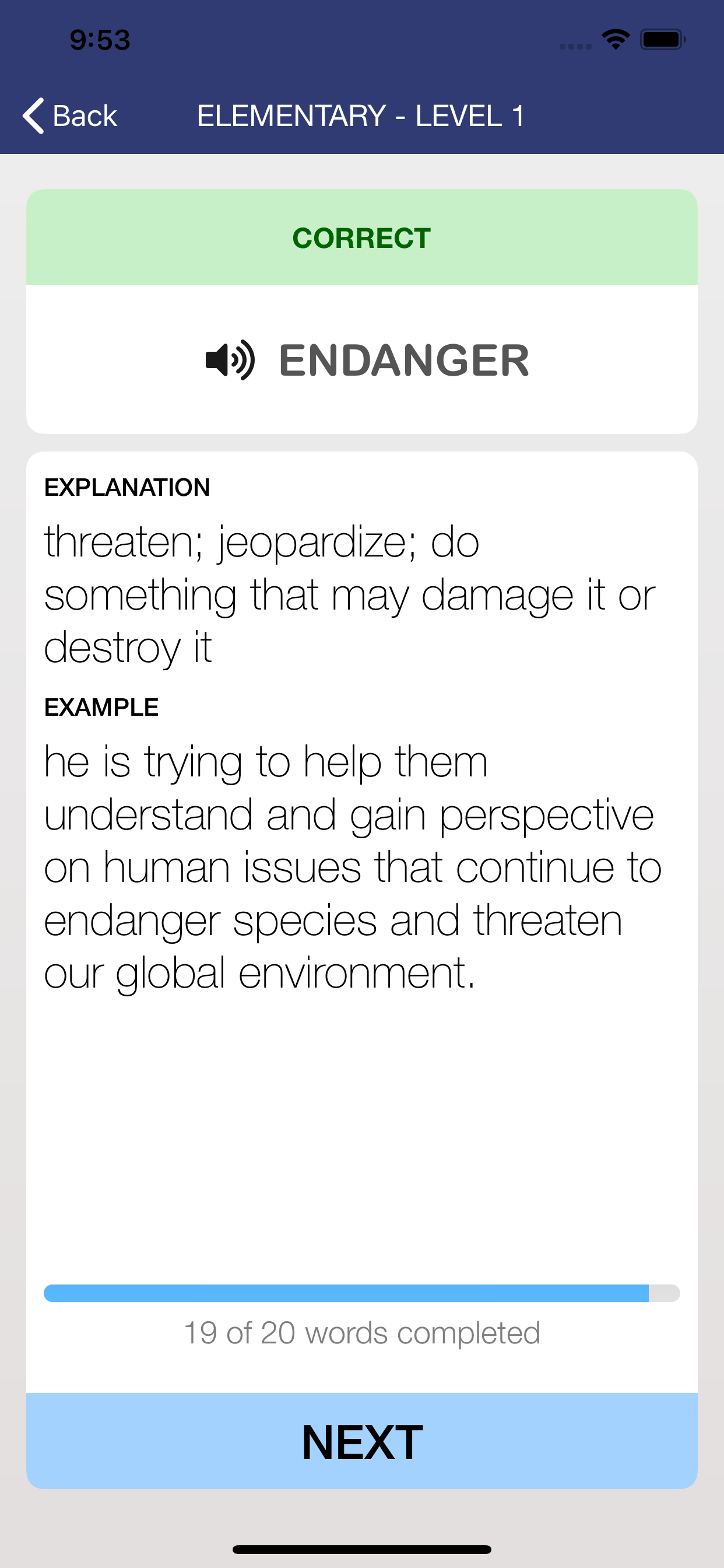 Toefl Vocabulary Quizzes screenshot 5