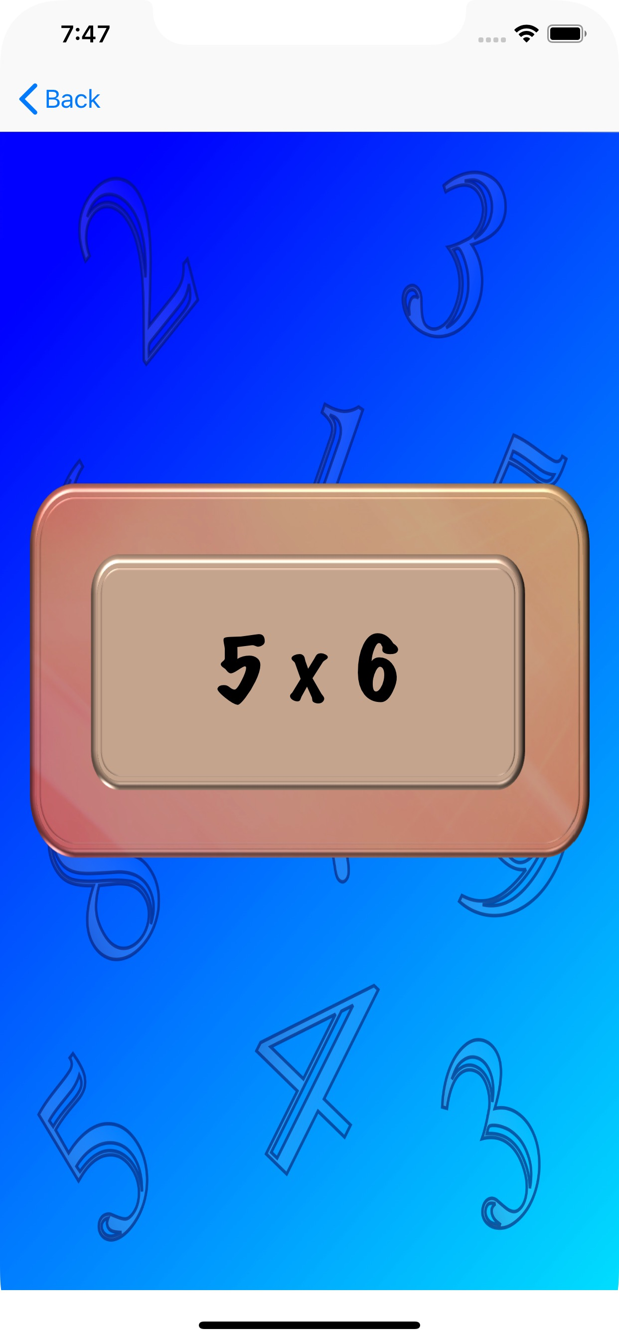 Flashcards Multiplication Lite screenshot 4
