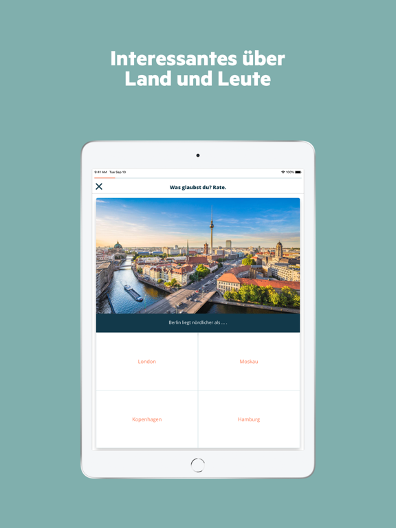 Der DEUTSCH PERFEKT TRAINER iPad screenshot 4 - Education app