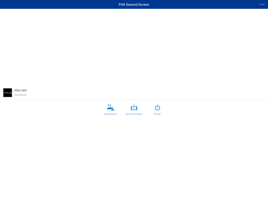 PS4 Second Screen iPad app afbeelding 1