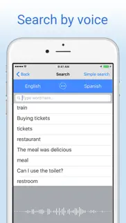 english-spanish dictionary. iphone screenshot 2