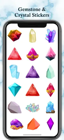 Game screenshot Gemstone & Crystal Stickers apk