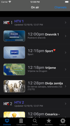 Croatian TV+ screenshot 1