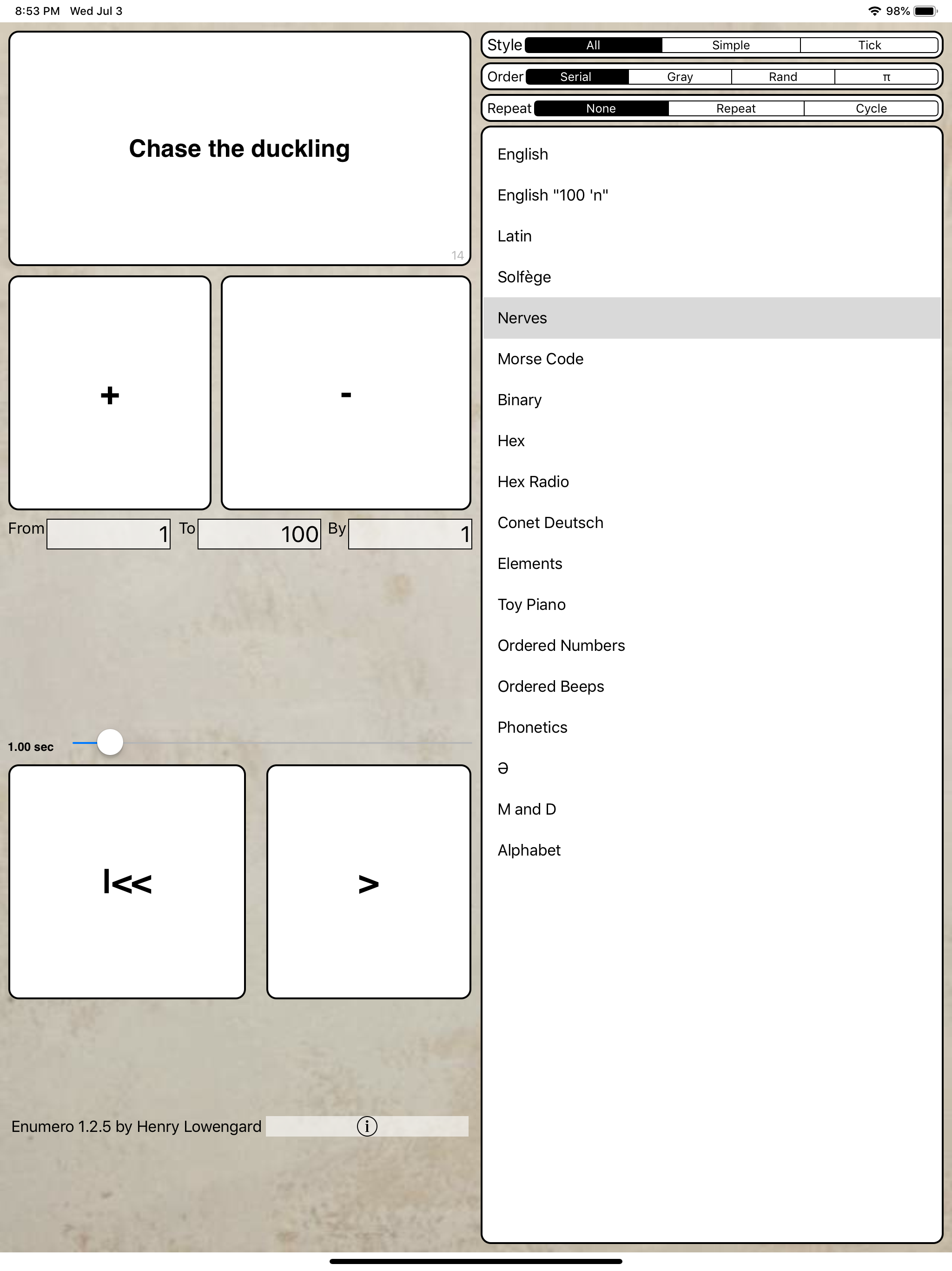 Enumero screenshot 3