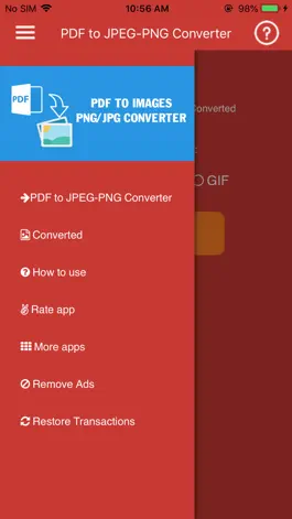 Game screenshot Convert PDF to JPG,PDF to PNG mod apk