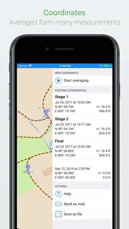 GPS Averaging screenshot 3 of 5