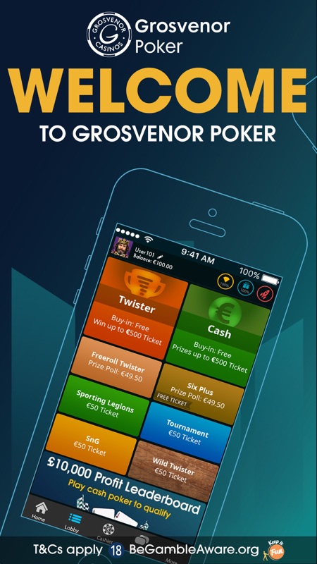 Grosvenor Poker: Online Games screenshot 1