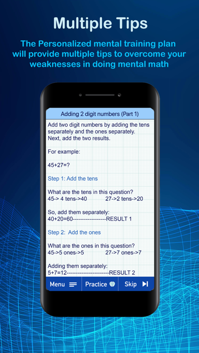 Mental Math-Train your Brain iPhone screenshot