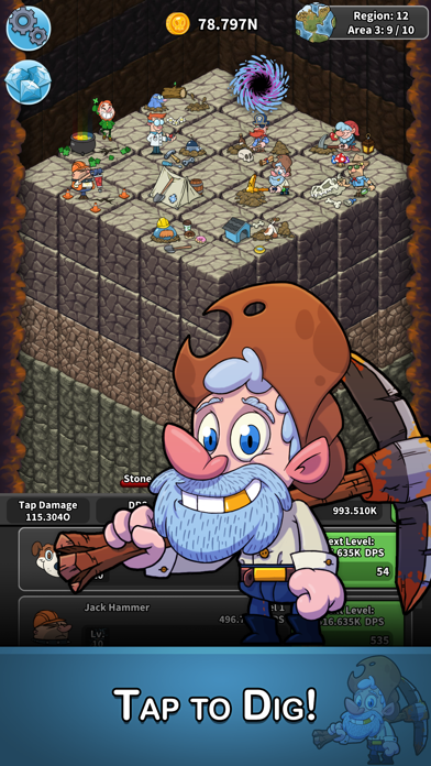 Tap Tap Dig - Idle Clicker Screenshot