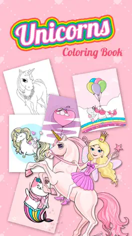 Game screenshot Unicorns – Pony Coloring Book mod apk