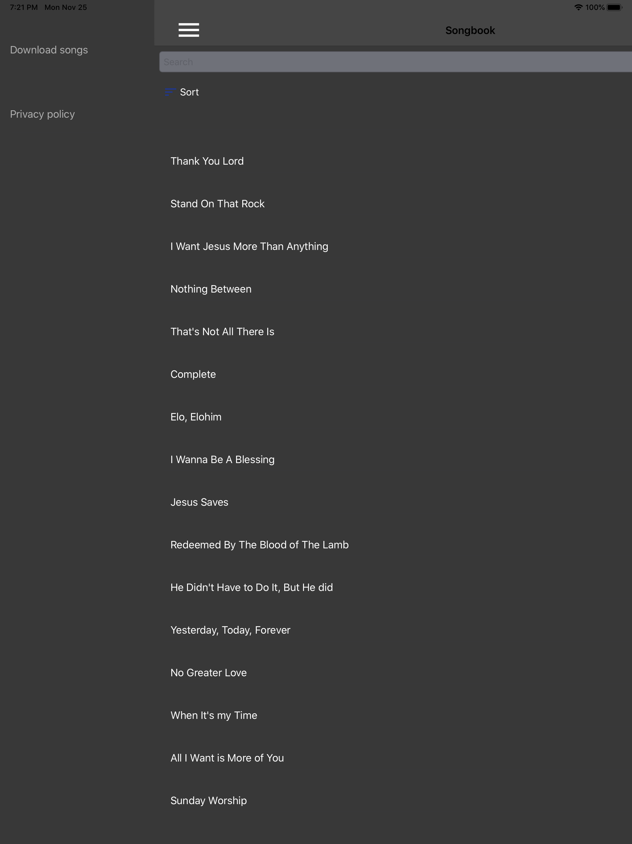 Songbook - Christian screenshot 13