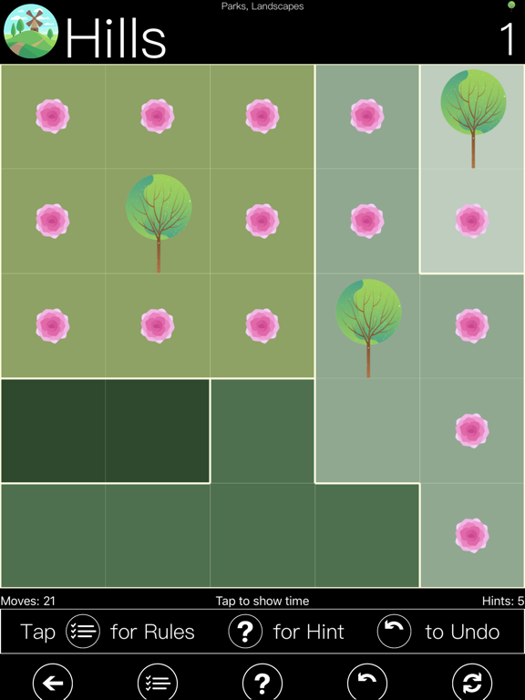 Parks Landscapes - Logic Game iPad screenshot